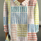 Daisy - Colourblock Dash Blouse